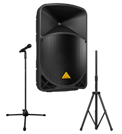 hyra en högtalare till tal och mingel