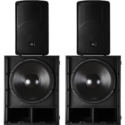 hyra högtalare ljud paket 5 4000W